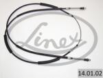 LINEX Cablu, frana de parcare LINEX 14.01. 02 (14.01.02) - automobilus