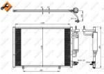 NRF Condensator, Climatizare 350205 Ford Fiesta Vi