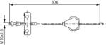 Bosch Cablu, Frana De Parcare 1987477990 Ford Mondeo Iii