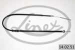 LINEX Cablu, frana de parcare LINEX 14.02. 51 (14.02.51)
