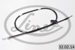 LINEX Cablu, frana de parcare LINEX 32.02. 14 (32.02.14)