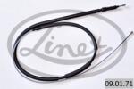 LINEX Cablu, Frana De Parcare Stanga 09.01. 71 Citroën C3 Picasso