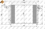 NRF Condensator, Climatizare 35852 Kia Rio Ii