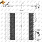 NRF Condensator, Climatizare 35874 Smart Cabrio/City-Coupe/Crossblade/Fortwo