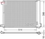 DENSO Condensator, climatizare DENSO DCN46022 (DCN46022)