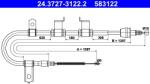 ATE Cablu, Frana De Parcare 24.3727-3122.2 Hyundai Getz (24.3727-3122.2)