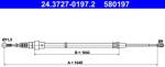 ATE Cablu, Frana De Parcare 24.3727-0197.2 Seat Ibiza Iii Skoda Fabia I/Fabia Ii (24.3727-0197.2)
