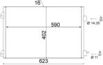 MAHLE Condensator, Climatizare Ac650000S Renault Clio Ii/Clio Symbol I/Symbol Ii