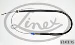 LINEX Cablu, Frana De Parcare Stanga 33.01. 75 Peugeot 208 I (33.01.75)