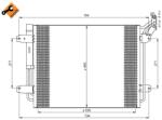 NRF Condensator, Climatizare 35848 Vw Tiguan