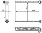 MAHLE Schimbător de căldură, încălzire habitaclu MAHLE BEHR AH 269 000S (AH 269 000S)