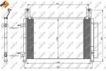 NRF Condensator, Climatizare 35796 Chevrolet Matiz/Spark Daewoo Matiz (35796)