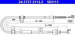 ATE Cablu, Frana De Parcare 24.3727-3113.2 Hyundai Elantra Iii