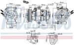 NISSENS Compresor, climatizare NISSENS ** FIRST FIT ** 891007 (891007)
