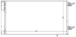 MTR Condensator, climatizare MTR 13054390 (13054390) - automobilus