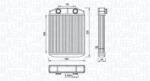 Magneti Marelli Schimbător de căldură, încălzire habitaclu MAGNETI MARELLI 350218516000 (350218516000) - automobilus