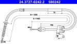 ATE Cablu, Frana De Parcare 24.3727-0242.2 Mini Mini