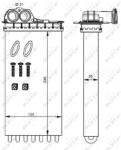 NRF Schimbator Caldura, Incalzire Habitaclu 54332 Citroën C3 I/C3 Pluriel (54332)