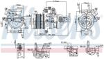 NISSENS Compresor, climatizare NISSENS ** FIRST FIT ** 890787 (890787)