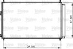 VALEO Condensator, Climatizare 814204 Toyota Previa Iii/Rav 4 Iii (814204)