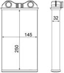 MAHLE Schimbator Caldura, Incalzire Habitaclu Ah14000S Opel Vivaro A Renault Trafic Ii