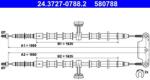 ATE Cablu, frana de parcare ATE 24.3727-0788.2 (24.3727-0788.2)