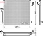 DENSO Condensator, climatizare DENSO DCN17058 (DCN17058)