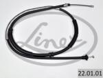 LINEX Cablu, frana de parcare LINEX 22.01. 01 (22.01.01) - automobilus