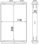 MAHLE Schimbator Caldura, Incalzire Habitaclu Ah10000S Citroën C8/Jumpy Ii Fiat Scudo (AH10000S)