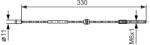 Bosch Cablu, Frana De Parcare 1987477667 Opel Corsa C/Corsa Classic C
