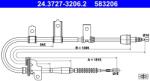 ATE Cablu, Frana De Parcare 24.3727-3206.2 Kia Picanto I