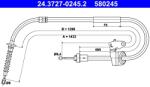 ATE Cablu, Frana De Parcare 24.3727-0245.2 Mini Mini