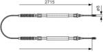 Bosch Cablu, frana de parcare BOSCH 1 987 482 003 (1 987 482 003) - automobilus
