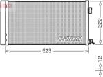 DENSO Condensator, climatizare DENSO DCN11010 (DCN11010)