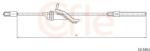 COFLE Cablu, frana de parcare COFLE 10.5451 (10.5451)