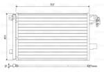 VALEO Condensator, Climatizare 814461 Vw California T5/Multivan T5/Transporter T5 (814461)