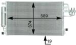 MAHLE Condensator, Climatizare Ac399000S Hyundai Tucson Kia Sportage Ii (AC399000S)