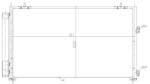 MTR Condensator, climatizare MTR 13054720 (13054720) - automobilus