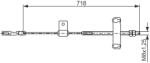 Bosch Cablu, Frana De Parcare 1987482877 Ford Transit/Transit Tourneo