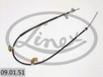 LINEX Cablu, Frana De Parcare Stanga 09.01. 51 Citroën C1 Peugeot 107 Toyota Aygo