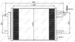 NRF Condensator, Climatizare 350073 Mitsubishi Colt/Colt Czc Vi/Colt Vi