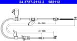 ATE Cablu, Frana De Parcare 24.3727-2112.2 Mitsubishi Colt/Colt Vi (24.3727-2112.2)