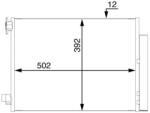 MAHLE Condensator, climatizare MAHLE BEHR AC 73 000S (AC 73 000S)