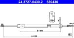 ATE Cablu, Frana De Parcare 24.3727-0430.2 Mercedes-Benz C-Class/C-Class T-Model/Clk