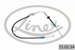LINEX Cablu, frana de parcare LINEX 15.02. 54 (15.02.54) - automobilus