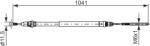 Bosch Cablu, Frana De Parcare 1987477954 Citroën C8 Fiat Ulysse Lancia Phedra