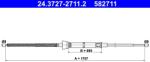 ATE Cablu, Frana De Parcare 24.3727-2711.2 Seat Toledo Iv Skoda Rapid