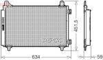 DENSO Condensator, climatizare DENSO DCN21034 (DCN21034) - automobilus