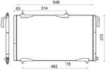 MAHLE Condensator, Climatizare Ac501000S Peugeot 206/206+