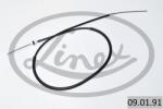 LINEX Cablu, frana de parcare LINEX 09.01. 91 (09.01.91) - automobilus